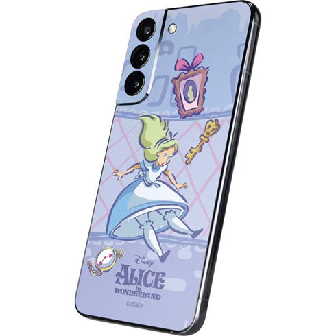 Disney Alice in Wonderland Falling down the Rabbit Hole Galaxy S22 Plus Skin